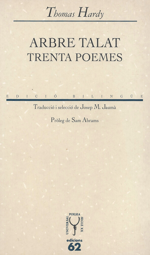 arbre talat trenta poemes thomas hardy josep maria jaumà català traducció poesia poema poesies