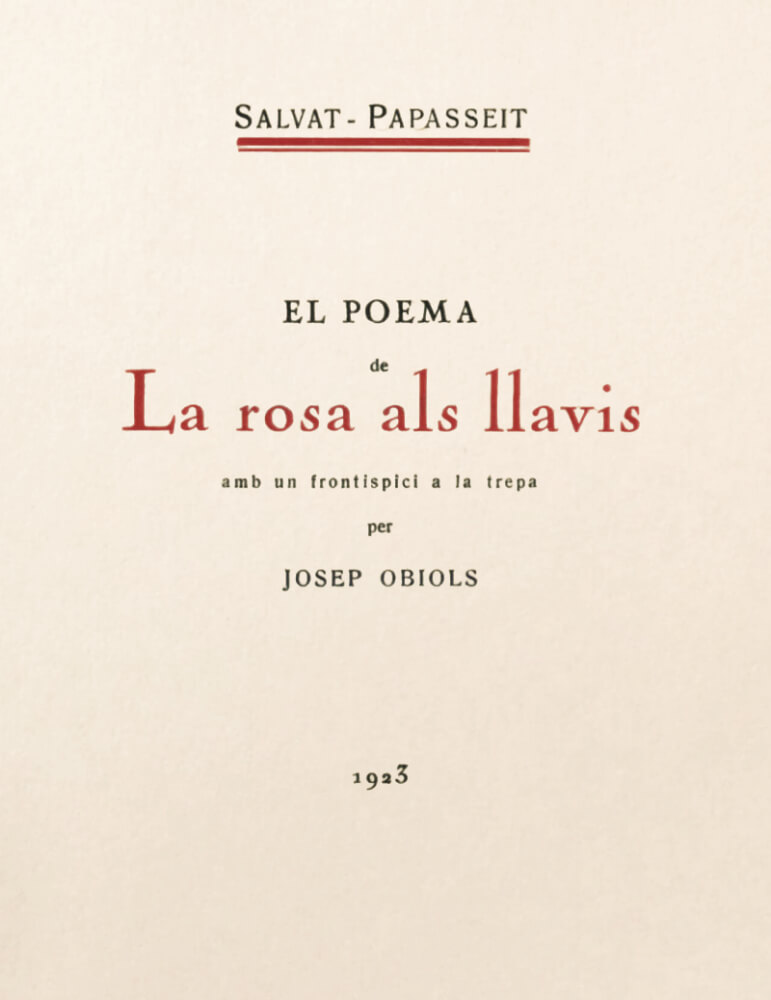 el poema de la rosa als llavis salvat papasseit poesia poema grua el meu estel català catalana