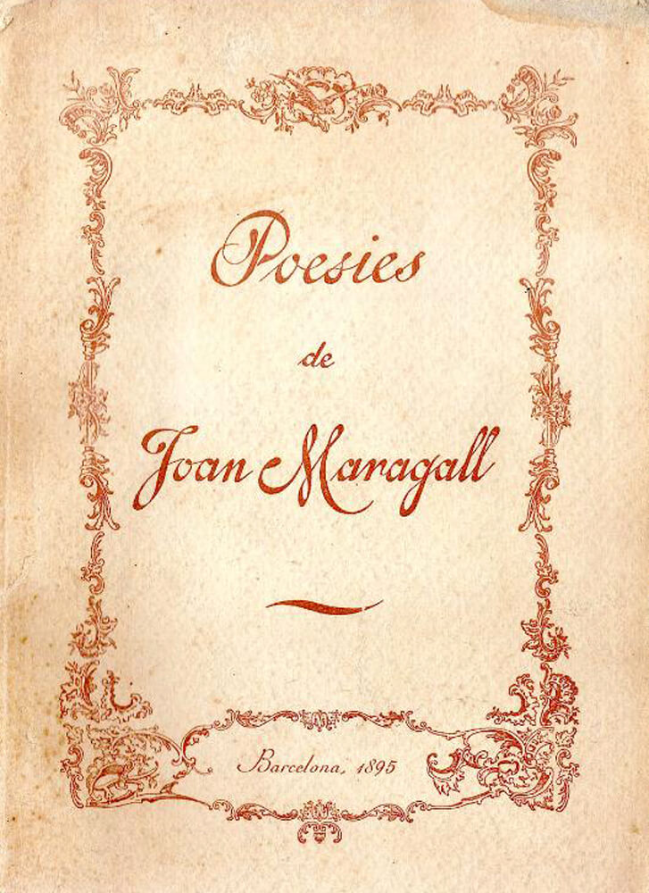 poesies joan maragall vaca cega poemes poema poesia completa